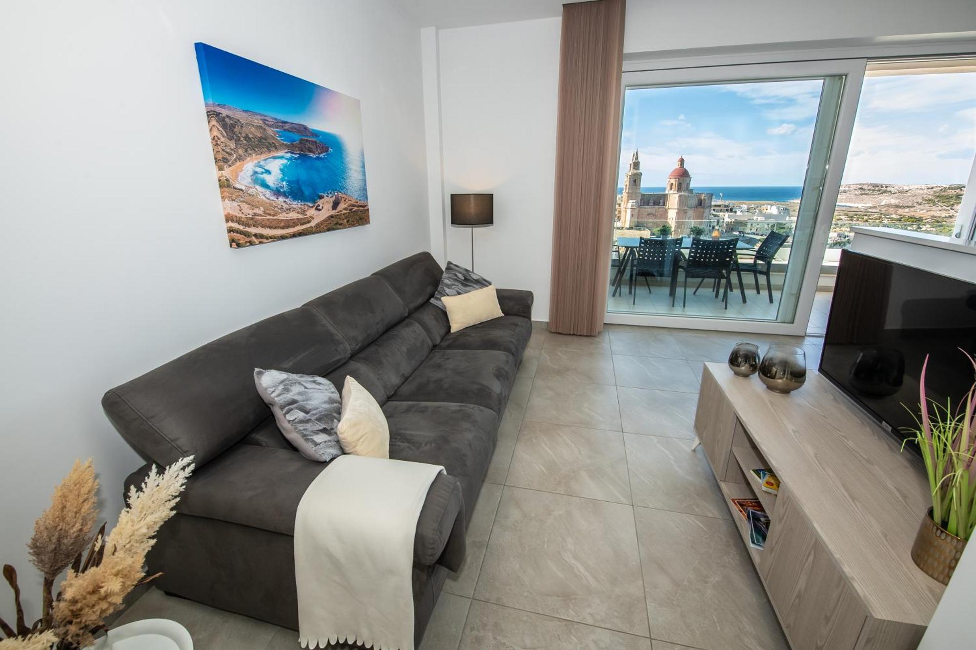 Clifftop Modern Apartment Mellieha Luaran gambar